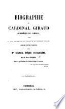 Biographie du Cardinal Giraud, archevêque de Cambrai