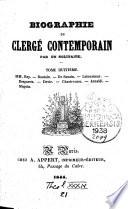 Biographie du clergè contemporain