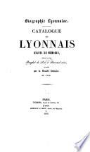 Biographie lyonnaise