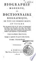 Biographie moderne