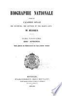 Biographie nationale