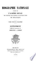 Biographie nationale
