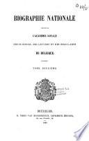 Biographie nationale
