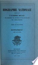 Biographie nationale