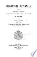 Biographie nationale