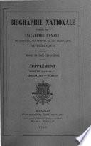 Biographie nationale