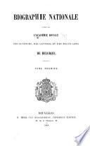 Biographie nationale