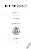 Biographie nationale