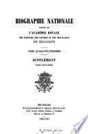 Biographie nationale