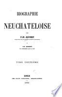 Biographie neuchâteloise