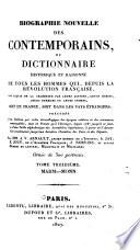 Biographie nouvelle des contemporains [1787-1820].