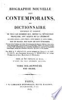Biographie nouvelle des contemporains, ou Dictionnaire historique et raisonné de tous les hommes qui, depuis la Révolution française, ont acquis de la célébrité par leurs actions, leurs écrtis, leurs erreurs ou leurs crimes, soit en France, soit dans les pays étrangers [...]