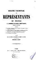 Biographie parlementaire des Représentants du peuple à l'Assemblée nationale constituante de 1848