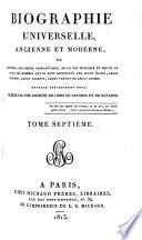 Biographie universelle, ancienne et moderne, etc