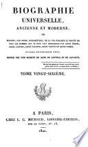 Biographie universelle, ancienne et moderne, etc