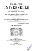 Biographie universelle ancienne et moderne