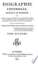 Biographie universelle, ancienne et moderne