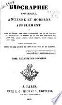 Biographie universelle, ancienne et moderne
