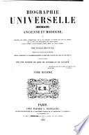 Biographie universelle ancienne et moderne