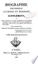 Biographie universelle, ancienne et moderne