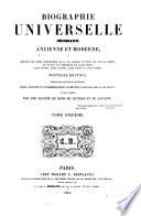 Biographie universelle ancienne et moderne
