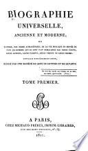 Biographie universelle, ancienne et moderne