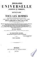Biographie universelle, ancienne et moderne ...