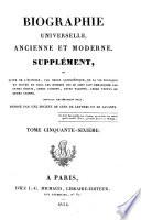 Biographie universelle ancienne et moderne