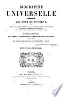Biographie universelle ancienne et moderne