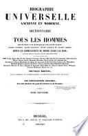Biographie universelle, ancienne et moderne ...