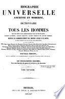 Biographie universelle ancienne et moderne