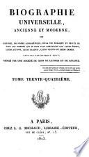 Biographie universelle, ancienne et moderne