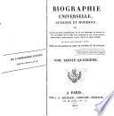 Biographie universelle, ancienne et moderne; ou, Histoire, par ordre alphabétique