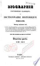 Biographie universelle classique, ou Dictionnaire historique portatif