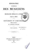 Biographie universelle des musiciens