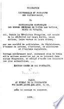 Biographie universelle et portative des contemporains, ou Dictionnaire historique des hommes célèbres de toutes les nations, morts ou vivants, qui, depuis la révolution française, ont acquis de la célébrité par leurs écrits, leurs actions, etc