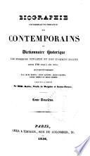 Biographie universelle et portative des contemporains; ou, Dictionnaire historique des hommes vivants et des hommes morts depuis 1788 jusqu'à nos jours