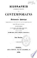 Biographie universelle et portative des contemporains, ou Dictionnaire historique des hommes vivants et des hommes morts depuis 1788 jusqu'à nos jours, qui se sont fait remarquer... par leurs écrits, leurs actions, leurs talents, leurs vertus ou leurs crimes...