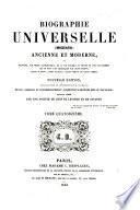 Biographie universelle (Michaud) ancienne et moderne