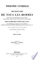 Biographie universelle ou dictionnaire de tous les hommes