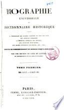 Biographie universelle ou dictionnaire historique: AAGE-CORN