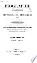 Biographie universelle ou dictionnaire historique: AAGE-CORN