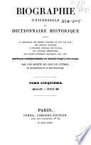 Biographie universelle, ou Dictionnaire historique