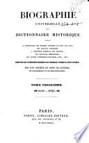 Biographie universelle, ou Dictionnaire historique