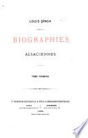 Biographies alsaciennes
