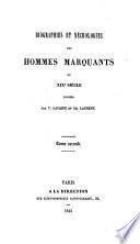 Biographies et nécrologies des hommes marquants du xixe siècle