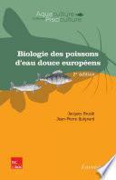 Biologie des poissons d'eau douce européens (2e éd.)