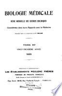 Biologie médicale
