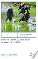 Birmanie (Myanmar) 2010-2017 : un pays en transition ?