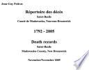 Birth records, Saint-Basile, Madawaska County, New Brunswick, 1792-2005